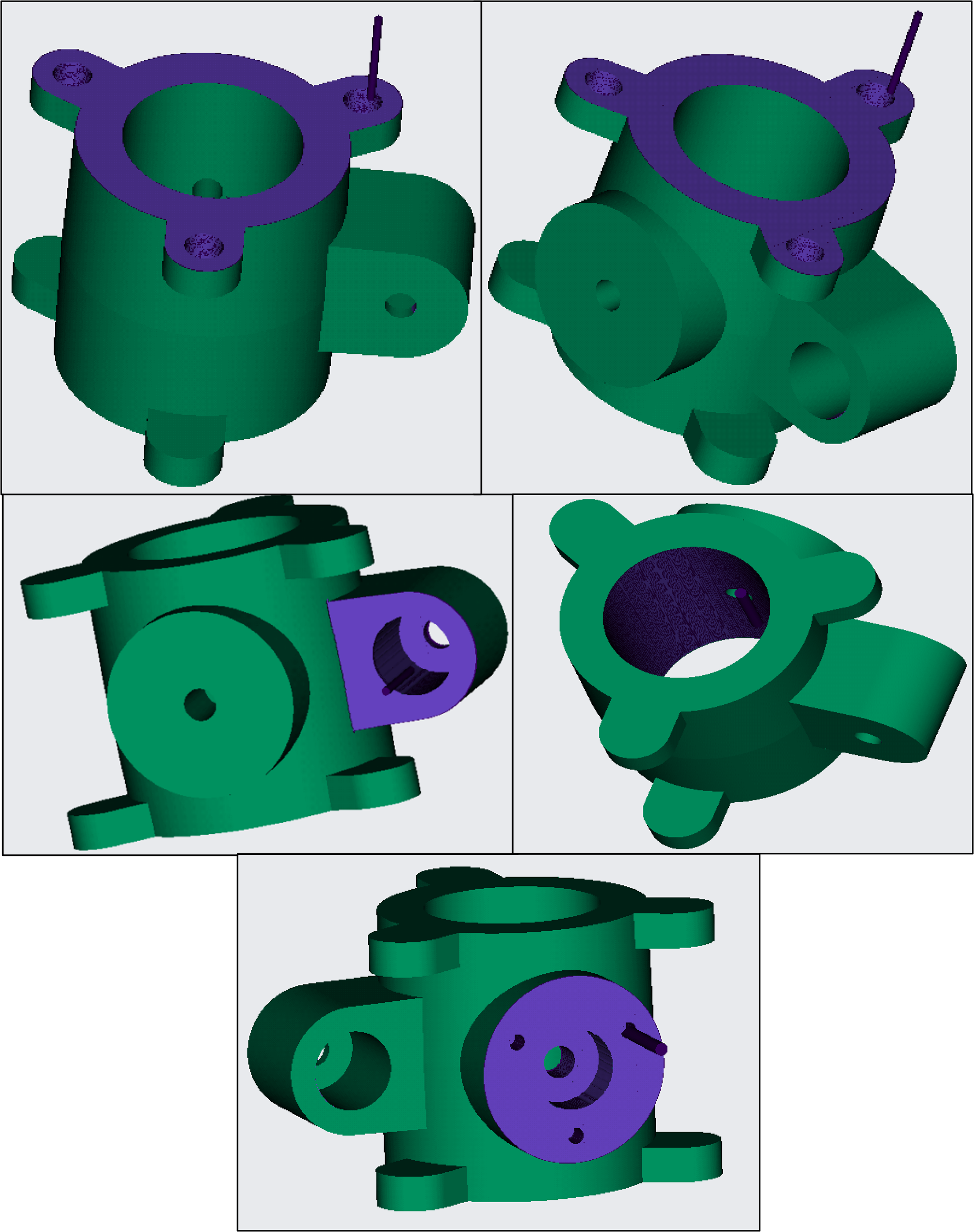 CAM machining simulation completed in Creo