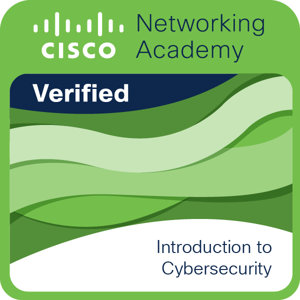 Cisco Networking Academy Introduction to Cybersecurity badge