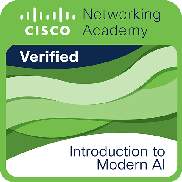 Cisco Networking Academy Introduction to Modern AI badge